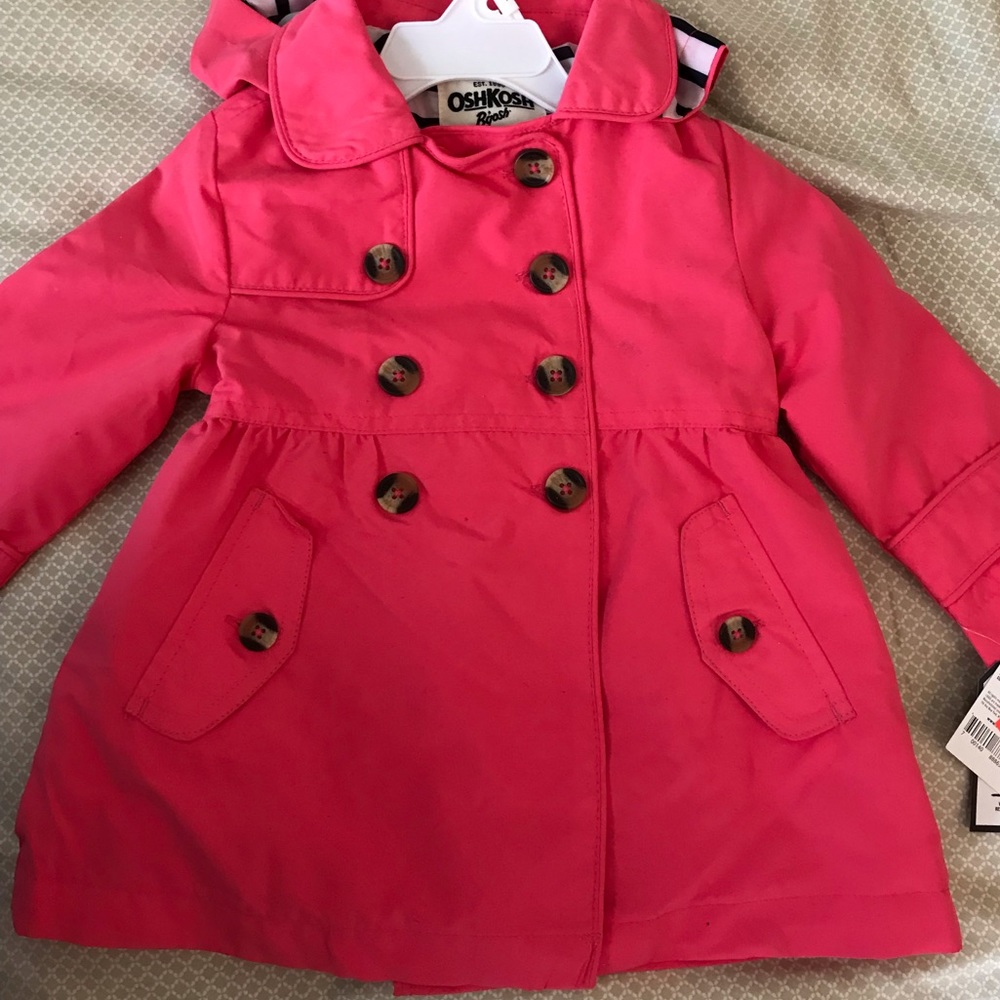 OshKosh Pink 2T Raincoat